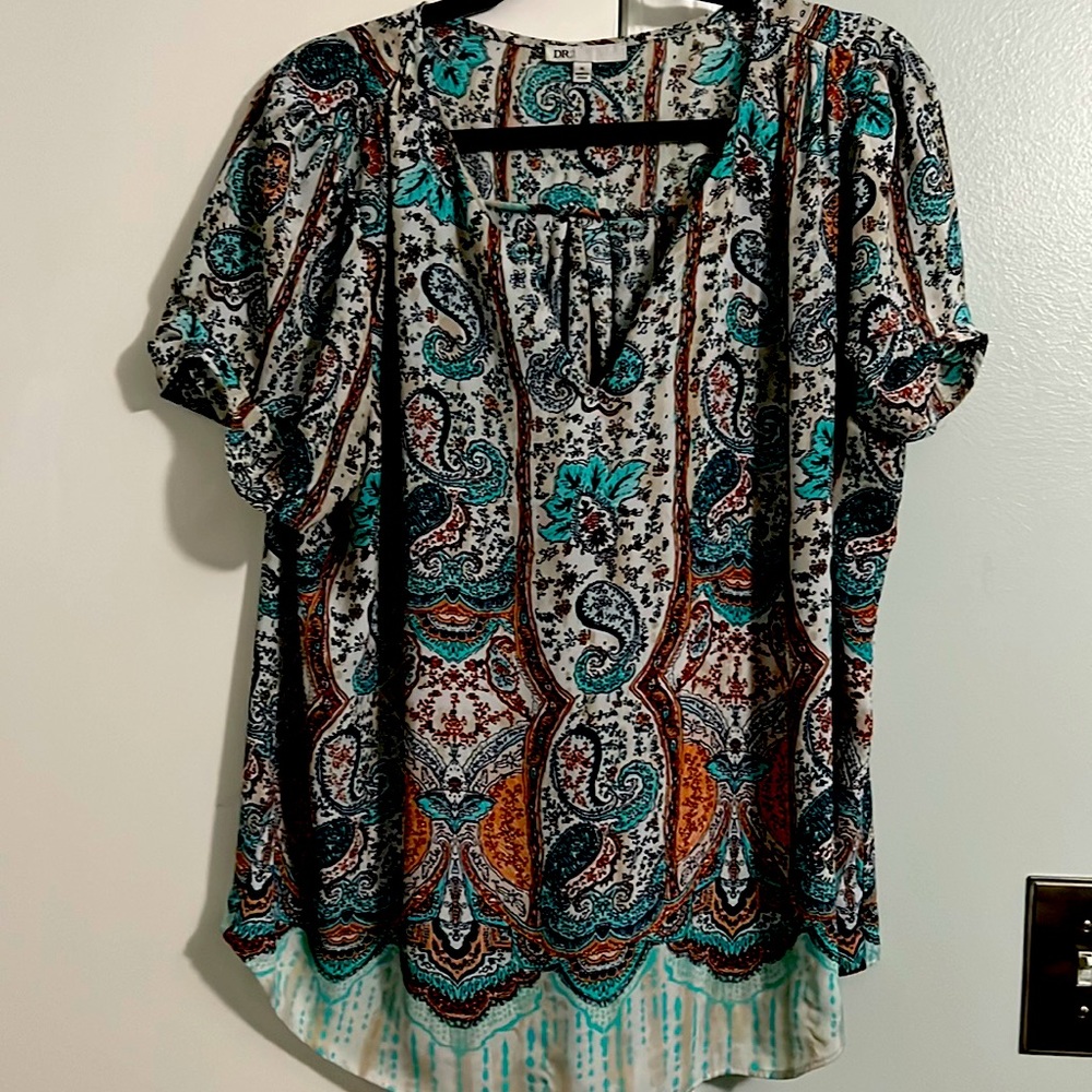 DR2 Turquoise Blouse